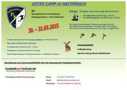 OSTER-CAMP IN HAITERBACH