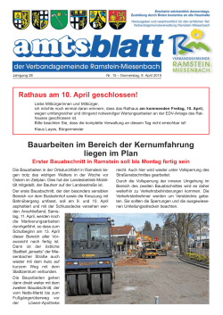 AMTBSLATT Nr. 15 vom 09.04.2015 - Ramstein