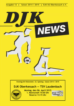DJK Oberkessach &mdash; TSV Laudenbach