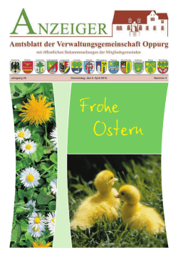 Amtsblatt 04 - Verwaltungsgemeinschaft Oppurg