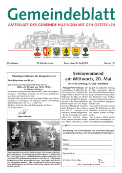 Gemeindeblatt KW 18