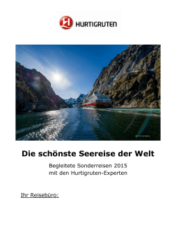 Hurtigruten - Die schönste Seereise der Welt 2015 - Hapag