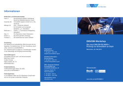 Flyer Workshop ISO 9606-1