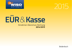 WISO EÜR & Kasse 2015 - Buhl Data Service Online