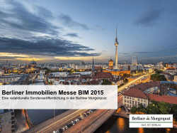 Berliner Immobilien Messe 2015
