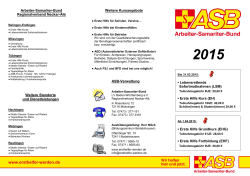 2015 - ASB Regionalverband Neckar-Alb