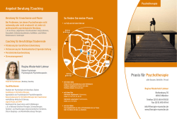 Praxis f&uuml;r Psychotherapie - therapie