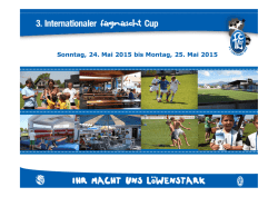 Info und Anmeldung