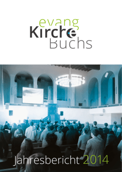Jahresbericht Rechnung 2013 Budget 2014