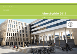 Jahresbericht 2014 - Vereinigung von Freunden der Technischen