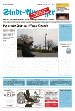 Der grosse Coup der Wiesen-Freunde