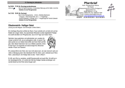 Pfarrbrief - St. Paulus, Steinau