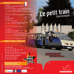 Le petit train - Office de Tourisme de Verdun