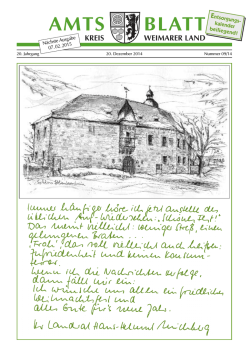 AMTS BLATT - Weimarer Land