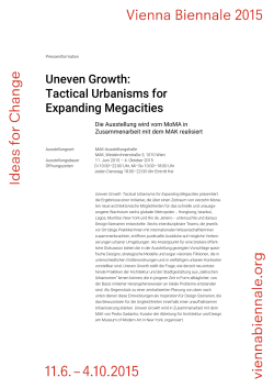 Uneven Growth: Tactical Urbanisms for Expanding Megacities
