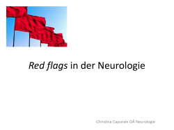 Red Flags in der Neurologie Christina Caporale