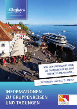 informationen zu gruppenreisen und tagungen