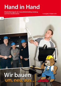 8. Ausgabe, Frühjahr 2015 - Gesundheitsholding Lüneburg