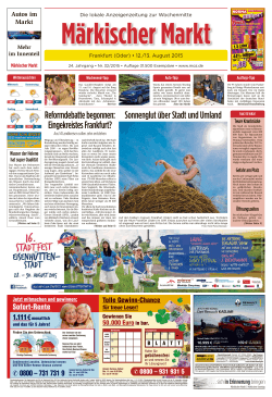 Weiterlesen... - Märkische Oderzeitung