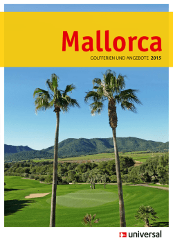 Golfprospekt 2015 bestellen