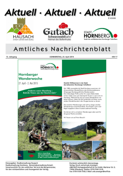 Amtliches Nachrichtenblatt KW 17