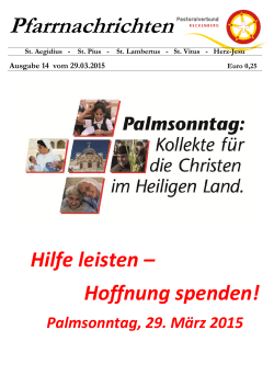 14-2015 - Pastoralverbund Reckenberg