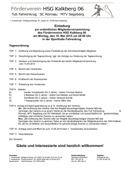 Ein Sportverein bietet diverse unterschiedliche