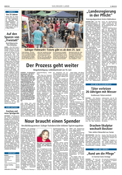 Landesregierung in der Pflicht