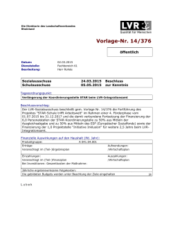 14/376 - Landschaftsverband Rheinland