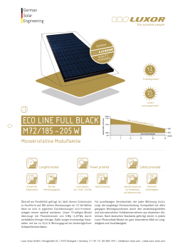 ECO LINE FULL BLACK M72/185 &ndash; 205 W