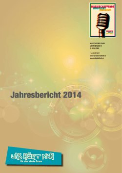 Jahresbericht_MSS_0315 - Musikschaffende Schweiz