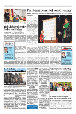 Stadtanzeiger - KGS K&ouml;ln