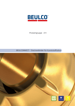 Produktgruppe A11 - Gebr. Beul GmbH & Co. KG