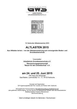 altlasten 2015 - altlastenforum Baden
