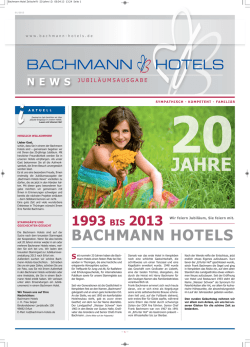 Jubil&auml;um &ldquo;20 Jahre&rdquo;