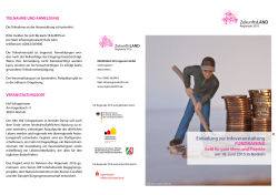Infoflyer - Regionale 2016