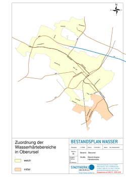 BESTANDSPLAN WASSER - Stadtwerke Oberursel