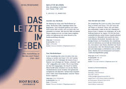 Schulprogramm - Hofburg Innsbruck