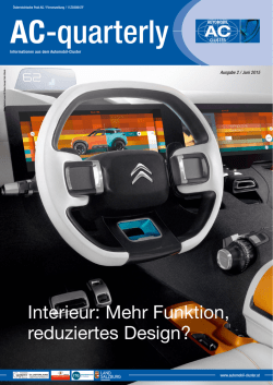 Interieur: Mehr Funktion, reduziertes Design?