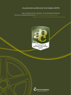 Automotive Brand Contest 2015