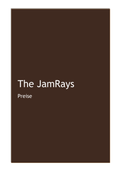 Preise - the JamRays