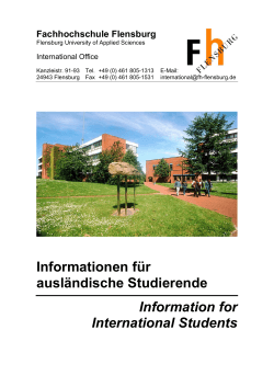 International Office - Fachhochschule Flensburg