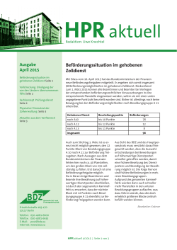HPR - BDZ Deutsche Zoll