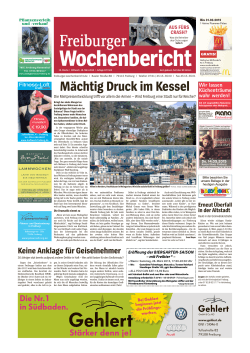 ausgabe kw12-15 - Freiburger Wochenbericht