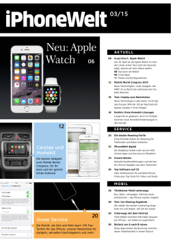 iPhoneWelt 3/2015