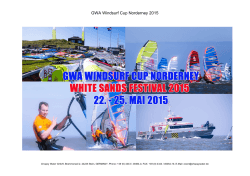 GWA Windsurf Cup Norderney 2015