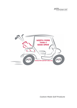 Hohe Aufl&ouml;sung - MR Custom Golf