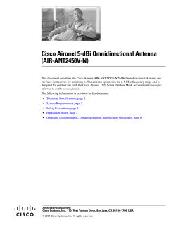 Cisco Aironet 5-dBi Omnidirectional Antenna (AIR-ANT2450V-N)