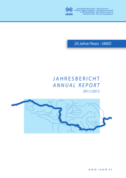 JAHRESBERICHT ANNUAL REPORT