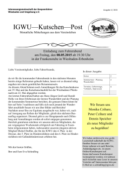 IGWU—Kutschen—Post - Interessengemeinschaft der